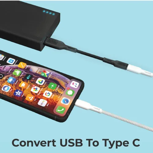 Miniatura 6 de BLACK+DECKER Adaptador USB C a USB [2 unidades] Tipo C hembra a USB macho OTG Cable USB a USBC Adaptador Apple compatible con MacBook Pro/Air iPhone