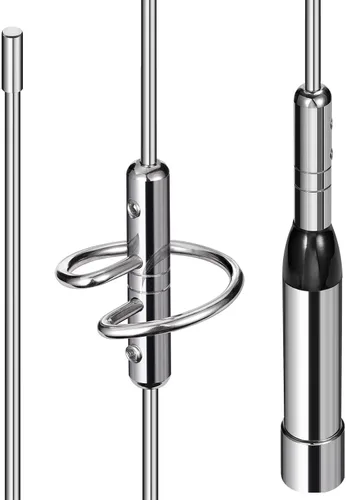Miniatura 7 de Bingfu Antena de alta ganancia para radio de jamón móvil para vehículos, VHF UHF de doble banda 136-174MHz 400-470MHz, antenas antioxidantes