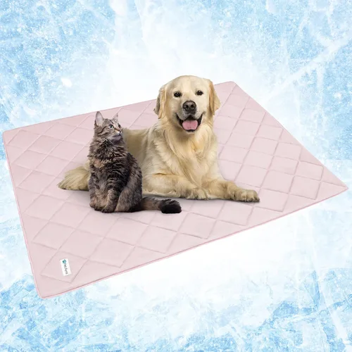 Miniatura 19 de PetAmi Manta Refrigerante Premium para Perros Manta Ligera y Esponjosa para Mascotas, Funda de Cama para Perros, Gatos y Cachorros Manta