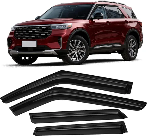 Miniatura 59 de Canvcle RAV4 Rain Guards - Window Visors for Toyota RAV4 2006-2012, Outside-Mount Tape-On Side Window Wind Deflectors for RAV4 Accessories, Vent