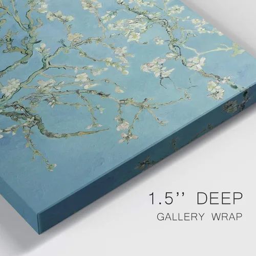 Miniatura 5 de Renditions Gallery Vincent Van Gogh Impreso Flores de almendra, famosa reproducción de pintura, lienzo de alta calidad envuelto en galería, listo