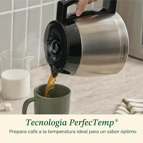 Miniatura 4 de Cuisinart - Cafetera programable de 12 tazas con jarra térmica DCC-3400P1, acero inoxidable