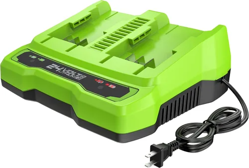 Miniatura 17 de Cargador de batería Greenworks de 24 V (cargador genuino Greenworks)