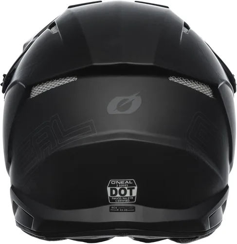 Miniatura 4 de O'Neal - 0627-001 Serie 3 Casco todoterreno unisex para adultos (negro plano, XS)