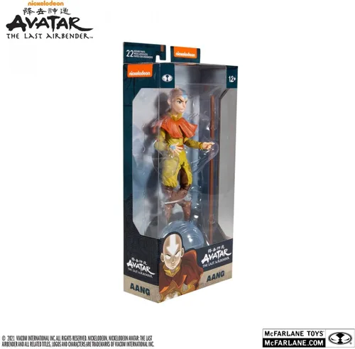 Miniatura 2 de McFarlane Toys Avatar: The Last Airbender Aang - Figura de acción de 7 pulgadas con accesorios