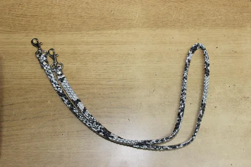 Miniatura 7 de LONI Bolso de embrague de piel de serpiente falsa con estilo grande para mujer