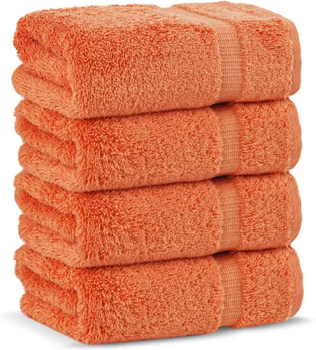 Miniatura 41 de Chakir Turkish Linens - Toallas turcas de alta calidad 100% algodón para baño, 13 x 13 pulgadas (6 toallas pequeñas, aguamarina)