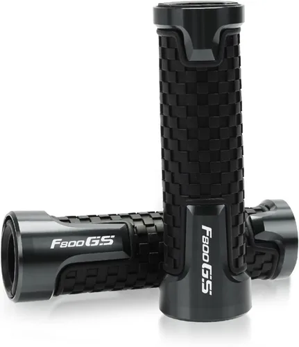 Miniatura 6 de Empuñaduras de manillar de motocicleta para BMW F800GS F800 GS F 800 GS 2008 2009 2010 2011 2012 2013 2014 2015 7/8 pulgadas 0.866 in manillar Negro