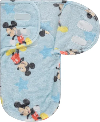 Miniatura 2 de Disney Mickey Mouse - Saco para envolver al bebé de una sola capa, manta de envolver para recién nacido, manta suave y cómoda, manta para dormir