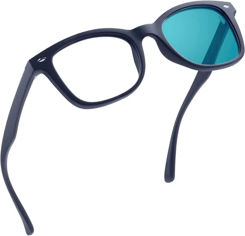 Miniatura 9 de YEIN Lentes de bloqueo de luz azul, lentes de sol grises fotocromáticos, antifatiga ocular, lentes de lectura, lentes para mujeres/hombres, 01-1401