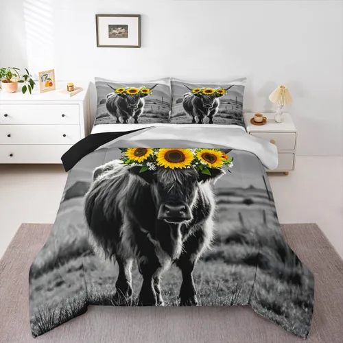 Miniatura 38 de Juego de edredón de videojuegos para niños, niñas y hombres, juego de ropa de cama con estampado de consola de videojuegos negro, decoración
