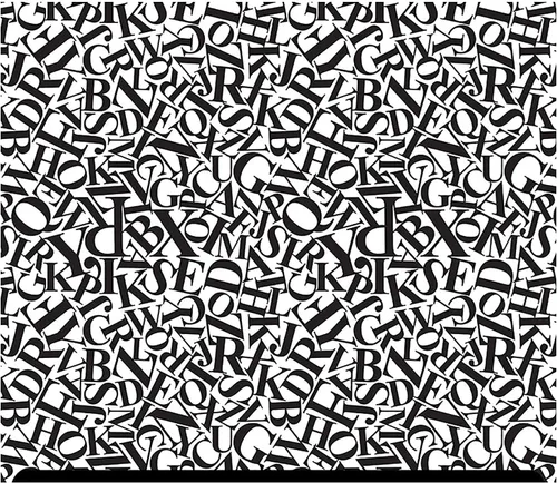 Miniatura 14 de HTV con estampado de día en blanco y negro (19.66 x 36 pulgadas), pata de gallo