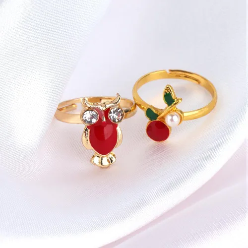 Miniatura 4 de Leadigol 36 anillos de joyería para niña, ajustables, sin duplicación, anillos ajustables en caja, juego de anillos de joyería con vitrina