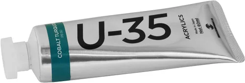 Miniatura 34 de Turner Color U-35 Acrílicos Transparente Marrón Óxido de Hierro, 0.7 fl oz (0.7 fl oz) UA020678 Chromium Oxide Green
