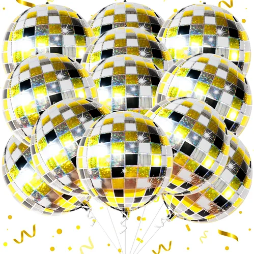 Miniatura 20 de Paquete de 12 globos con diseño de planeta en 4D para decoración del Día de la Tierra, 22 pulgadas, 360 grados, para decoraciones de fiestas