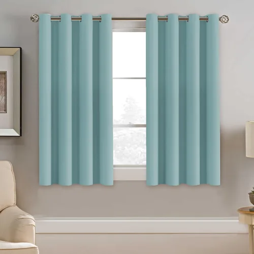 Miniatura 38 de H.VERSAILTEX - Cortinas blackout con aislamiento térmico y ojales en la parte superior, para patios, puertas correderas y división de habitaciones