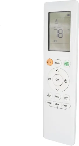 Miniatura 5 de Mando a distancia de CA de repuesto RG10A / RH10B compatible con aire acondicionado Midea A/C MAW08V1QWT, MAW10V1QWT, MAW12V1QWT