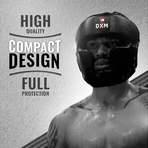 Miniatura 4 de DXM SPORTS Casco de boxeo para entrenamiento de MMA, Sparring Kickboxing, protector de cabeza de seguridad ajustable para Muay Thai, Karate