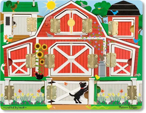 Miniatura 4 de Melissa & Doug–Granja magnética, juego de escondidas, Multicolor