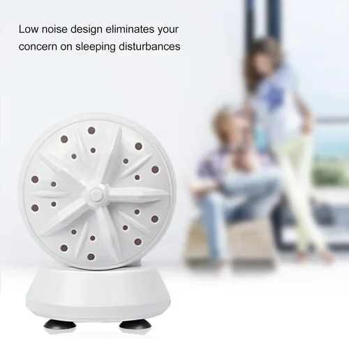 Miniatura 6 de Lavadora portátil, lavadora turbo doble de ciclo automático, lavadora ultrasónica de ahorro de energía para viajes de negocios o calcetines