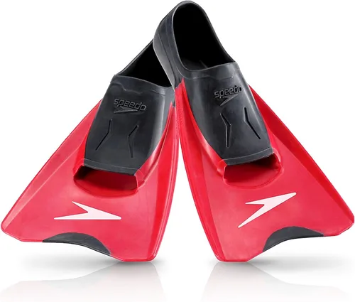Miniatura 5 de Speedo Aleta de Entrenamiento de Natación Switchblade para Adultos Unisex Negro/Rojo