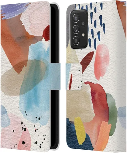 Miniatura 11 de Head Case Designs Officially Licensed Ninola Color Joy Pattern Abstract Leather Wallet Case Compatible with Samsung Galaxy A53 5G (2022)