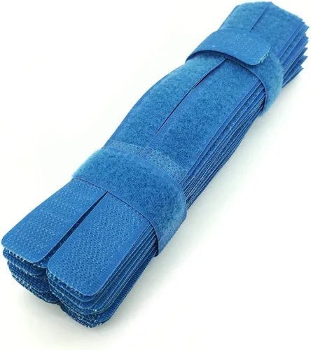 Miniatura 9 de 50 piezas, sujetacables reutilizables, organizador de cables, sostén de cables, 17,8 cm (multicolor2)