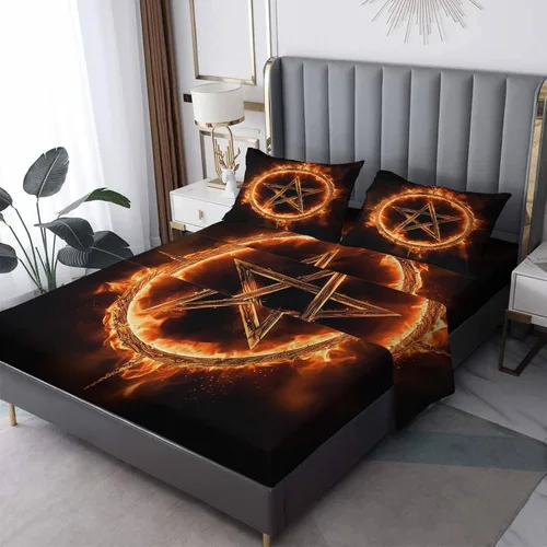 Miniatura 19 de Frog Sheets California King - Sábanas de cama de anfibios tropicales, microfibra suave con bolsillo profundo, sábanas y fundas de almohada, 1 sábana