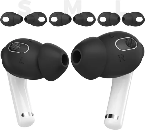 Miniatura 10 de AhaStyle 4 pares de fundas de silicona para AirPods 3 auriculares [no cabe en la funda de carga] compatible con Apple AirPods 3 2021