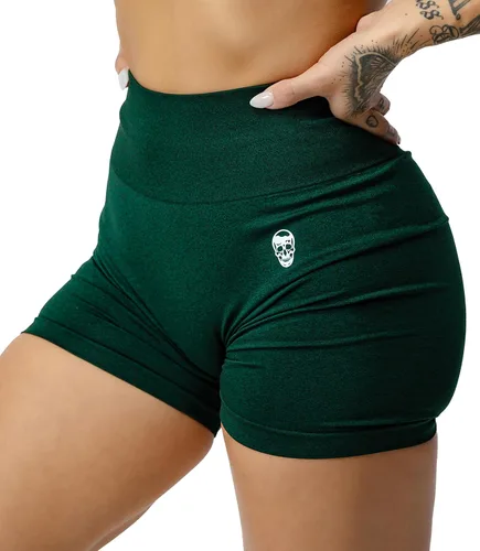 Miniatura 5 de Gymreapers Infinity Pantalones cortos de entrenamiento, sin costuras, de cintura alta, para mujer, pantalones cortos atléticos para gimnasio