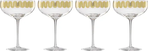 Miniatura 6 de Cambridge 896287 Estimado Santa copas de vino sin tallo, juego de 4