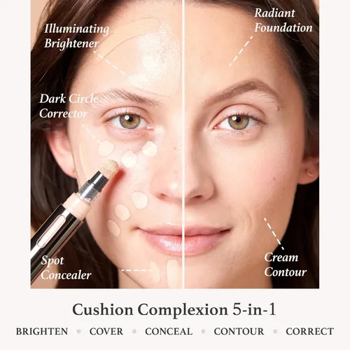 Miniatura 4 de Julep Cushion Corrector y Ocultador de Cutis en Barra - 220 Sand - Infundido con Cúrcuma y Ácido Hialurónico - Cobertura Media - Acabado Natural