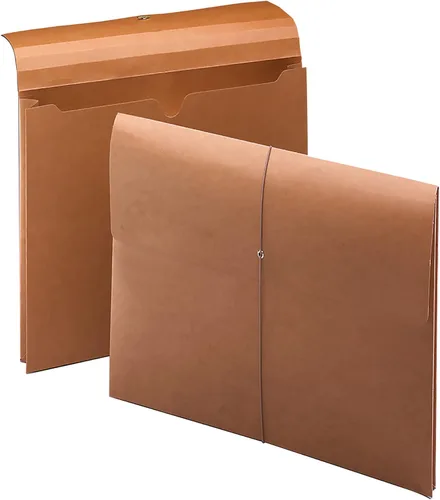Miniatura 5 de Smead Cartera expansible 100% reciclada con solapa y cierre de cordón, reforzada, expansión de 5-1/4", tamaño legal, cuerda roja, 10 por caja (71199)