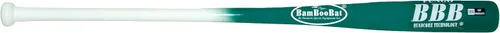 Miniatura 13 de BAMBOOBAT by Pinnacle Sports Equipment INC. Bate de béisbol de bambú para adultos Fungo Infield/Outfield 2-Mango blanco/barril escarlata