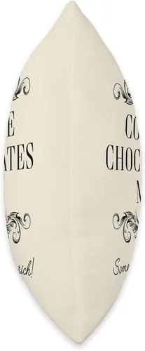 Miniatura 2 de Ideas de regalo para amantes del chocolate para mujeres, chocolates, café y hombres son mejores ricos, divertido con texto humor, 15.7 x 15.7 in