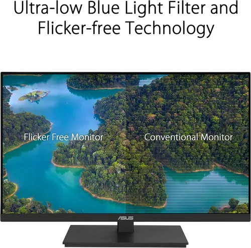 Miniatura 5 de ASUS Monitor de acoplamiento 1080P de 23.8 pulgadas (VA24ECPSN) - Full HD, IPS, 75Hz, sincronización adaptativa, altavoces, cuidado de los ojos, luz