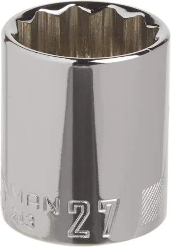 Miniatura 7 de CRAFTSMAN Llave poco profunda, métrica, accionamiento de 1/2 pulgada, 11mm, 12 puntos (CMMT44229)