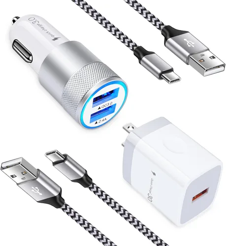 Miniatura 10 de Cargador rápido USB C para Moto Edge/G Power/Stylus/Razr/One 5G Ace/G100, Moto G10 G9 G8 G7 Power Plus Play, G6 X4 Z4 Z3 Z2 Z Play Force Droid Rosado