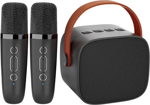 IROO Mini máquina de karaoke para niños, los mejores regalos de Navidad y cumpleaños de 2025 para niñas y niños de 4, 5, 6, 7, 8, 9, 10, 12+ años,