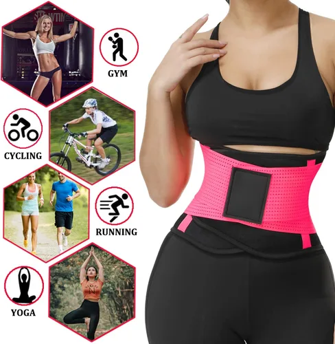 Miniatura 6 de VENUZOR Cinturón de entrenamiento de cintura para mujer – Faja reductora de cintura – Cinturón adelgazante – Cinturón deportivo (grado UP)