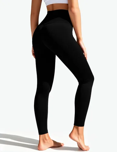 Miniatura 3 de Bluemaple Leggings de cintura alta para mujer, pantalones de control de abdomen, no se transparentan, pantalones de yoga suaves para correr