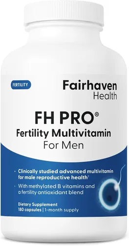 Fairhaven Health FH Pro para Hombres | Suplementos para la fertilidad prenatal de grado prémium clínicamente estudiados para hombres | Suplementos