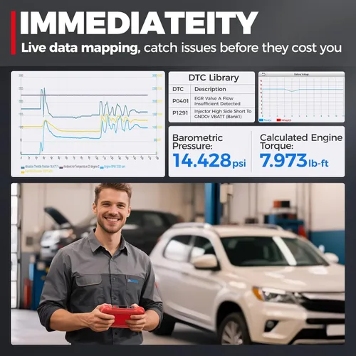 Miniatura 5 de LAUNCH CRP123I V3.0 Elite OBD2 Herramienta de diagnóstico con DOIP y CAN FD, nuevo lector de código 2026 para automóviles y camiones, motor ABS SRS