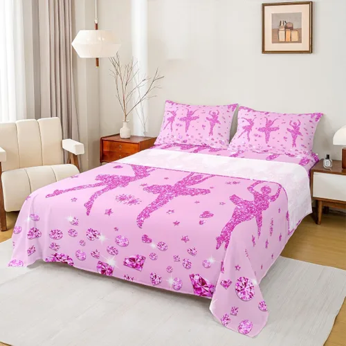 Miniatura 17 de Erosebridal Juego de sábanas de gimnasia para niñas y niños, tamaño individual, juego de sábanas de teñido anudado arcoíris, juego de ropa de cama