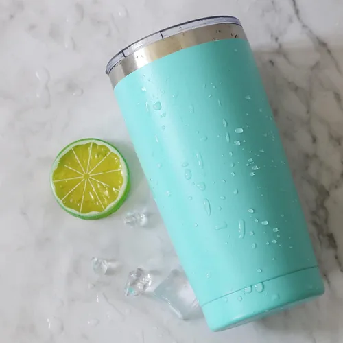 Miniatura 5 de Vaso de viaje de 20 oz, aislado al vacío, con tapa, de acero inoxidable, doble pared; taza térmica de café para el hogar, la oficina, al aire libre