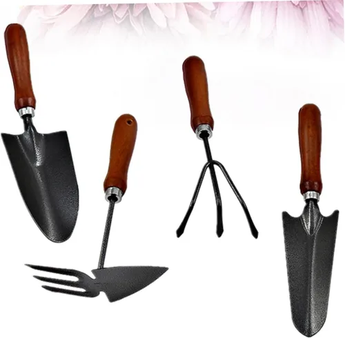 Miniatura 8 de VICASKY 1set Mini Iron Garden Tools Set Thicken Stoving Varnish Shovels for Planting Weeding Cultivating Durable and Lightweight Gardening Tools for