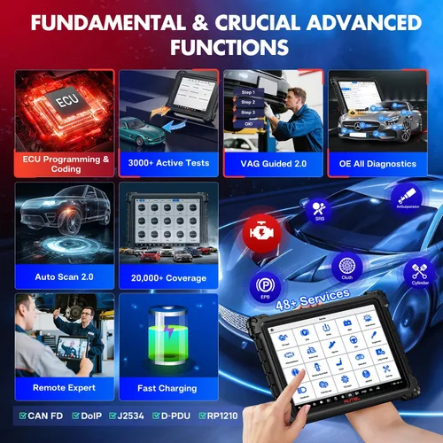 Miniatura 9 de Autel Escáner MaxiSYS Ultra S2, 2026 UltraS2 AI Herramienta de escaneo inteligente hasta MS919 S2 MS909S2 Ultra EV MSUltra, 6IN1 VCMI2, Topología