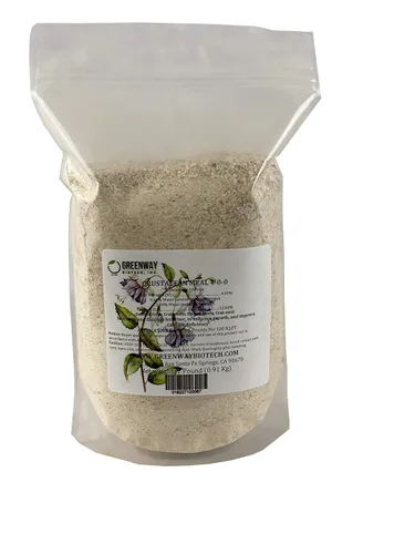 Greenway Biotech, Inc. Fertilizante orgánico de comida de crustáceos 4-0-0 incluye 4% de nitrógeno, 12% de calcio y quitina de alto nivel, ideal