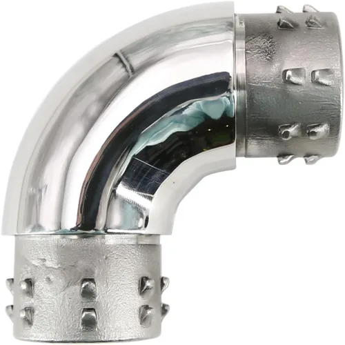 Miniatura 17 de Conector de barandilla de acero inoxidable 316, conector de codo de carpintero empotrado con forma de esquina de 3 vías para tubería de calibre 16
