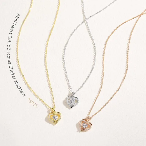 Miniatura 5 de CDE Collares de corazón para mujer, plata esterlina 925, dije de piedra natal, aniversario, cumpleaños, Navidad, día de San Valentín, joyería
